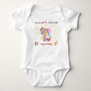 Body Para Bebé Bebé de cumpleaños