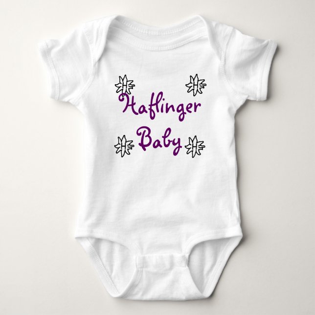 Body Para Bebé Bebé de Haflinger (Anverso)