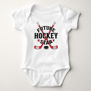 Body Para Bebé Bebé de hockey futuro Estrella de hockey hockey so