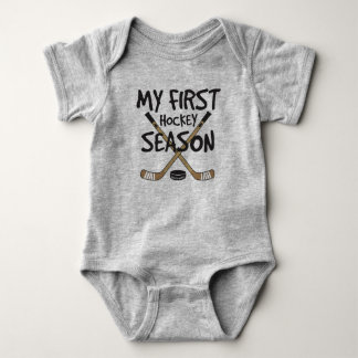 Body Para Bebé Bebé de hockey: mi primera temporada de hockey: ho