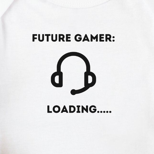 Body Para Bebé Bebé de juegos - Carga de futuros jugadores...... (Subido por el creador)