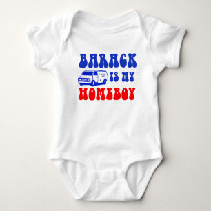 Body Para Bebé Bebé de Obama - Barack es mi Homeboy