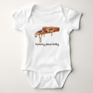 Body Para Bebé Bebé de pizza delicioso