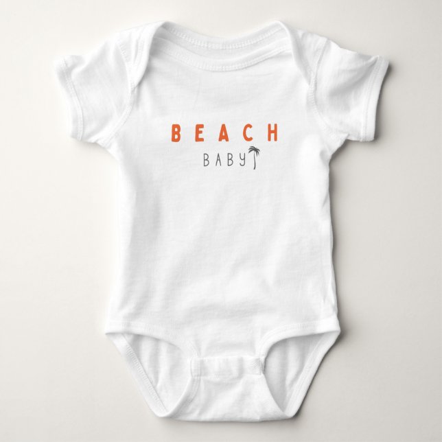 Body Para Bebé bebe de playa. Trajes de cuerpo y piezas únicas (Anverso)