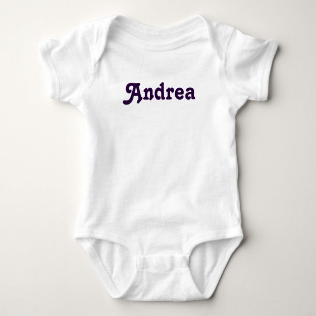Body Para Bebé Bebé de ropa Andrea (Anverso)