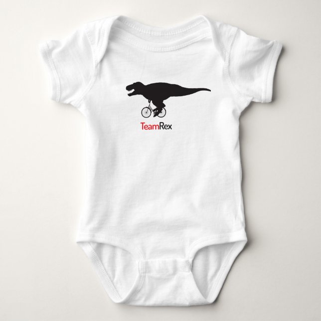 Body Para Bebé Bebé de TeamRex (Anverso)