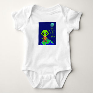 Body Para Bebé Bebé de una pieza con alienígena y luna por Jo Ima