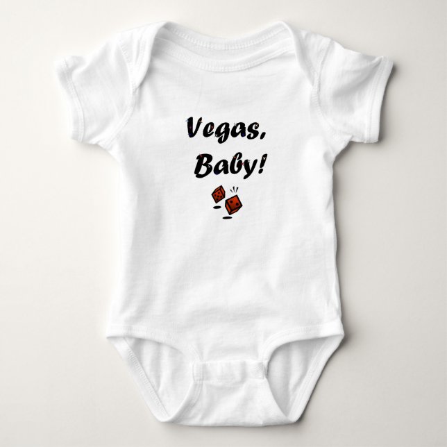 Body Para Bebé Bebé de Vegas (Anverso)