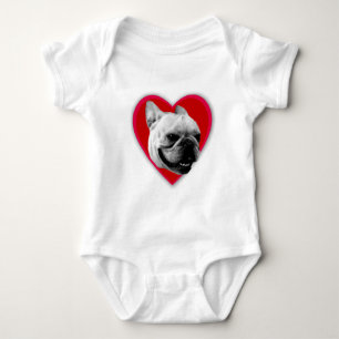 Body Para Bebé Bebé del bulldog francés del amor