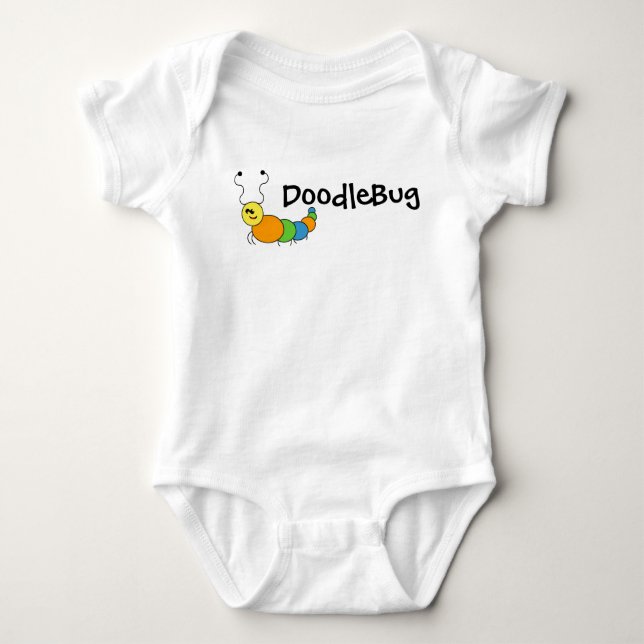 Body Para Bebé Bebé del DoodleBug (Anverso)