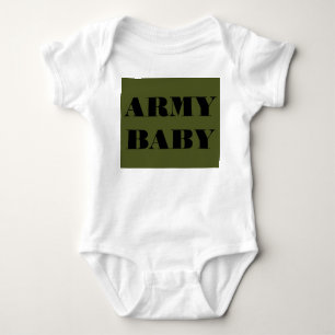 Body Para Bebé Bebé del ejército de los niños que crían