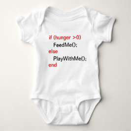 Body Para Bebé Bebé del programador (FeedMe, PlayWithMe)