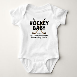 Body Para Bebé Bebé divertida de hockey falta niño adolescente