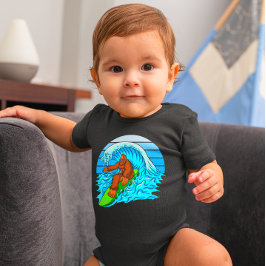 Body Para Bebé Bebé Divertido Niño Bigfoot Sasquatch Deportes de 