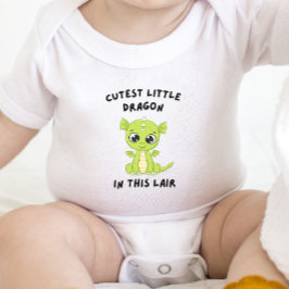 Body Para Bebé Bebé DnD - Pequeño Dragón más lindo en este Lair