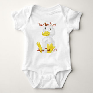 Body Para Bebé Bebé Duckling Shirt