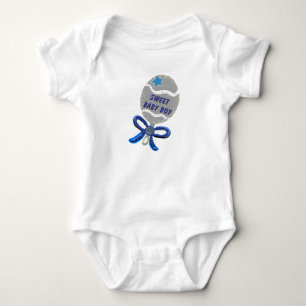 Body Para Bebé Bebé dulce chico bicho plateado azul