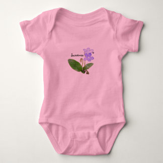 Body Para Bebé Bebé dulce de la rosa del primo