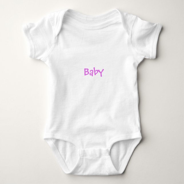 Body Para Bebé Bebé en púrpura (Anverso)