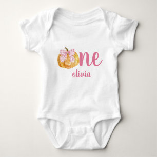 Body Para Bebé Bebé en su primer cumpleaños Calabacita Personaliz