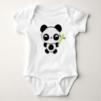 Bebé feliz Panda Infantil Creeper