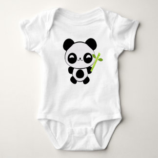 Body Para Bebé Bebé feliz Panda Infantil Creeper