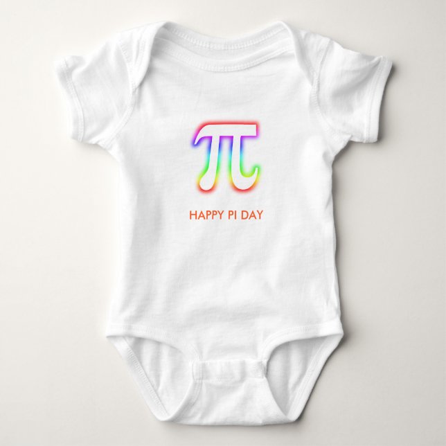 Body Para Bebé Bebé feliz Sciencist del día el | del pi (Anverso)