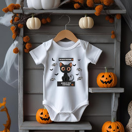Body Para Bebé Bebé Halloween Bodysuit - Personalizado de gato ne