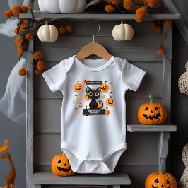 Body Para Bebé Bebé Halloween Bodysuit - Personalizado de gato ne