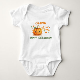 Body Para Bebé Bebé Halloween Calabaza Adorable