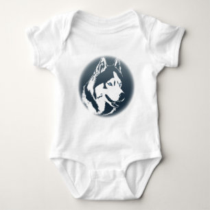 Body Para Bebé Bebé Husky Bodysuit Perro Bebé Husky Regalo