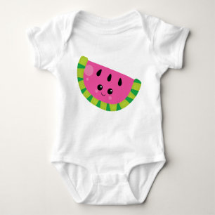Body Para Bebé Bebé Kawaii Watermelon Summer Fruit Grily