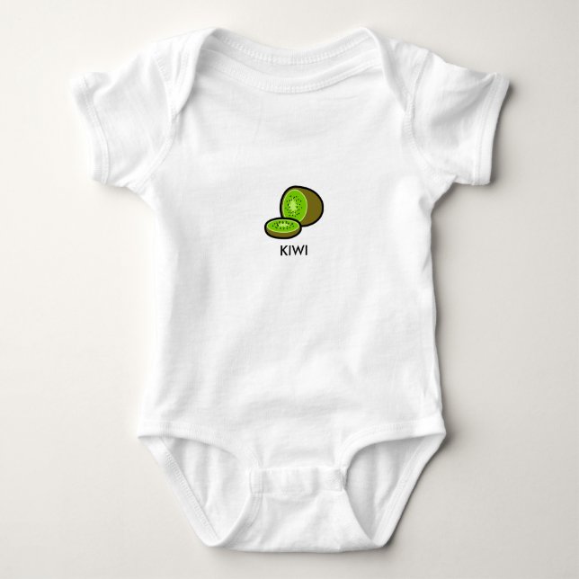 Body Para Bebé Bebé Kiwi (Anverso)