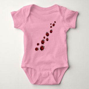 Body Para Bebé Bebé Ladybug Bodysuit Cute Ladybug Bebé Una pieza