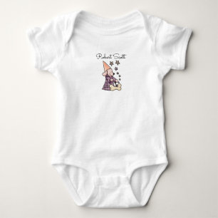 Body Para Bebé Bebé lindo Unisex Blue Elegny Perg Añadir nombre