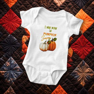Body Para Bebé Bebé Nacido en la Temporada de Calabazas
