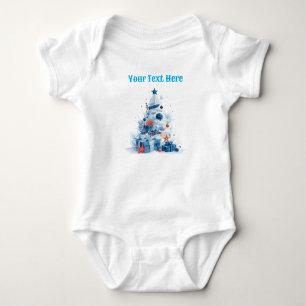Body Para Bebé Bebé Náutico Festivo Bodysuit - Navidades Sailor