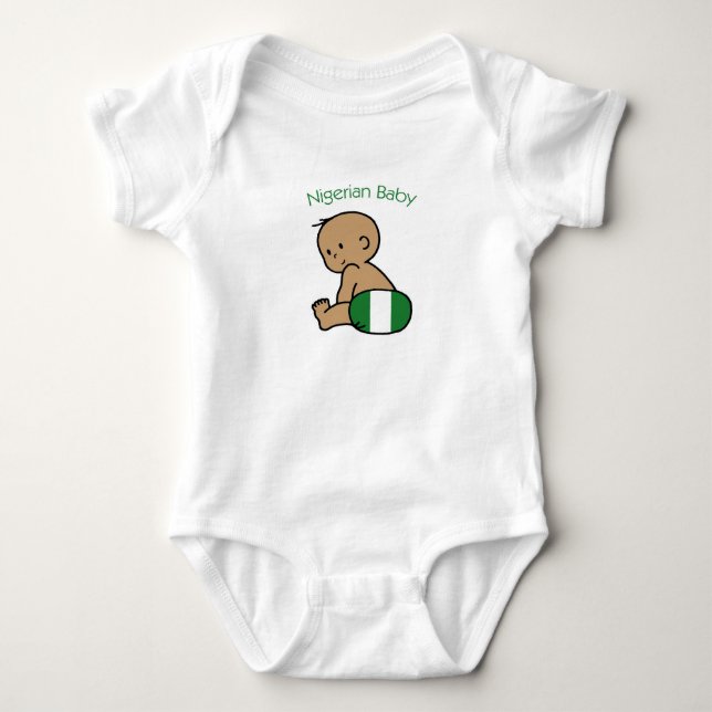 Body Para Bebé Bebé nigeriano (Anverso)