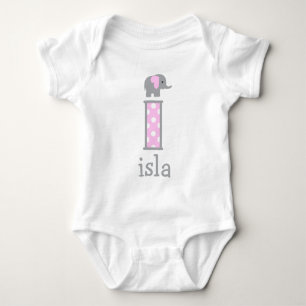 Body Para Bebé Bebé Niña recién nacida Polka Dot Elephant i