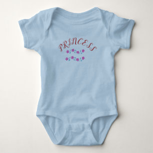 Body Para Bebé Bebé Niña Verano Azul Claro