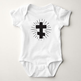 Body Para Bebé Bebé Ortodoxo - Cruz Gruesa