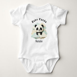 Body Para Bebé Bebé Panda Dobrado   Origami Adorable 
