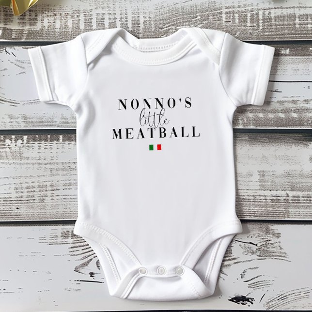 Body Para Bebé Bebé para niños Pequeña Meatball Bebé italiano (Subido por el creador)