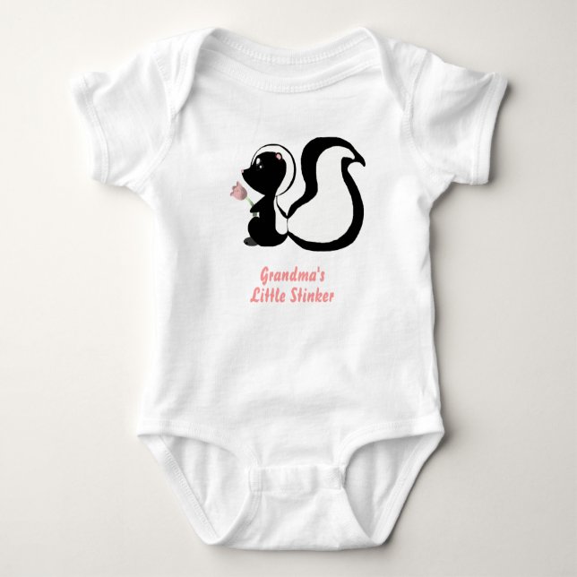 Body Para Bebé Bebé "Pequeño Apestoso" (Anverso)