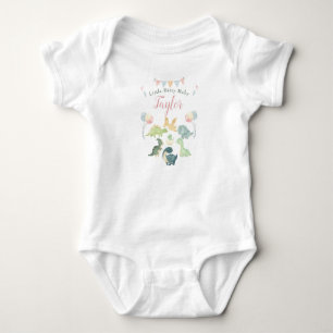 Body Para Bebé Bebé Personalizado Acuarela de Dinosaurio Adorable