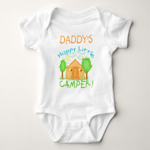 Body Para Bebé Bebé personalizado/niños acampando camiseta