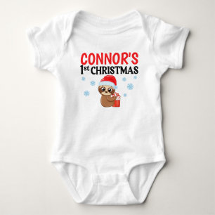 Body Para Bebé Bebé personalizado primer bebé de Navidad lindo