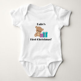 Body Para Bebé ¡Bebé, primera Navidad!