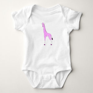 Body Para Bebé Bebé rosa Giraffe Bodysuit para el bebé