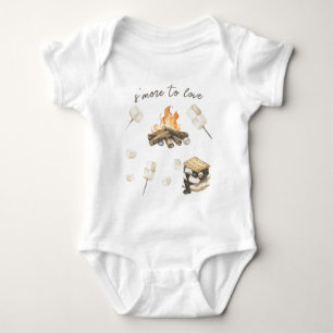 Body Para Bebé Bebé Shower de S'more Acuarela